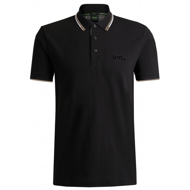 Hugo Boss Athleisure Hugo Boss Men's Black Paddy Pro Polo Shirt