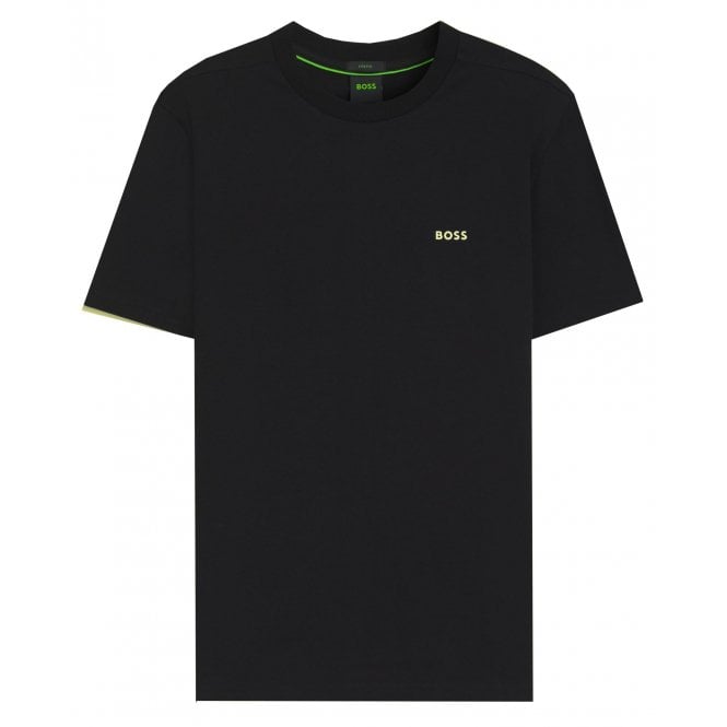 Hugo Boss Athleisure Hugo Boss Men's Black Regular Fit T-shirt.