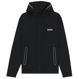 Hugo Boss Men's Black Sicon Tracksuit Jacket.