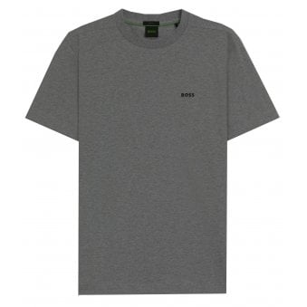 Hugo Boss Men's Dark Grey Regular Fit T-shirt.