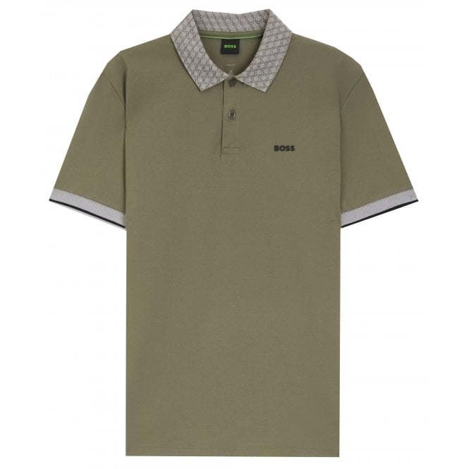 Hugo Boss Athleisure Hugo Boss Men's Green Chip Paddy polo shirt