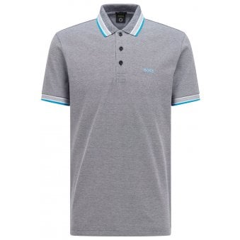 Hugo Boss Men's Grey Paddy Polo