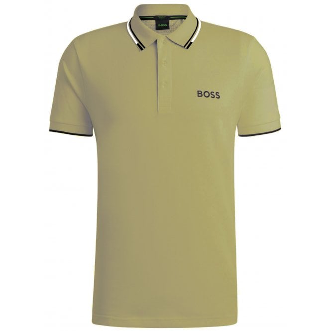 Hugo Boss Athleisure Hugo Boss Men's Khaki Paddy Pro Polo Shirt