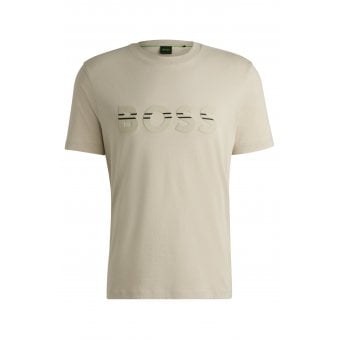 Hugo Boss Men's Light Beige T-Shirt