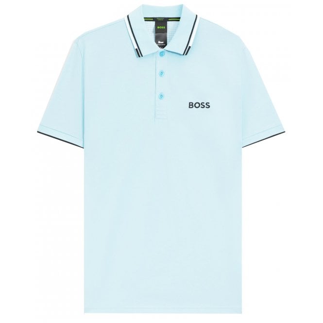 Hugo Boss Athleisure Hugo Boss Men's Light Blue Paddy Pro Polo Shirt