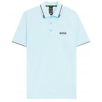 Hugo Boss Men's Light Blue Paddy Pro Polo Shirt