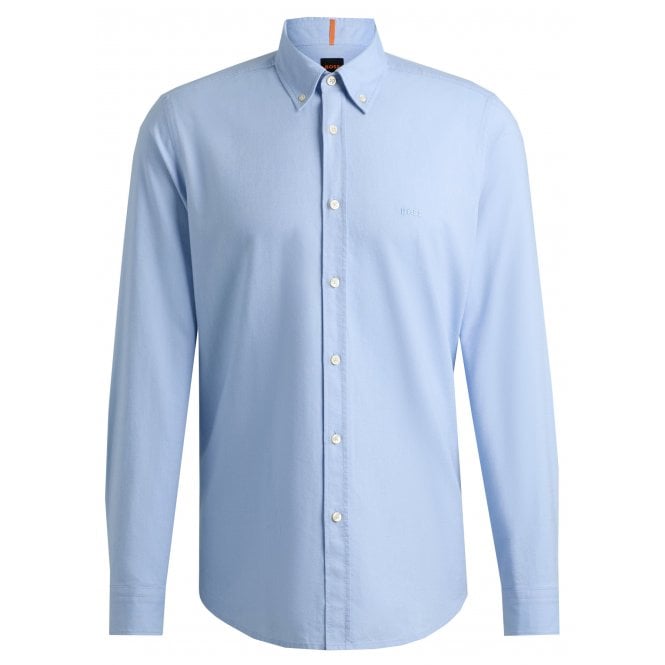 Hugo Boss Athleisure Hugo Boss Men's Light Blue Ricket Long Sleeved Shirt
