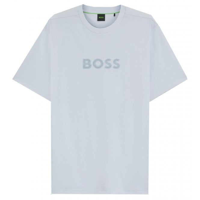 Hugo Boss Athleisure Hugo Boss Men's Light Blue Terrace Logo T-shirt