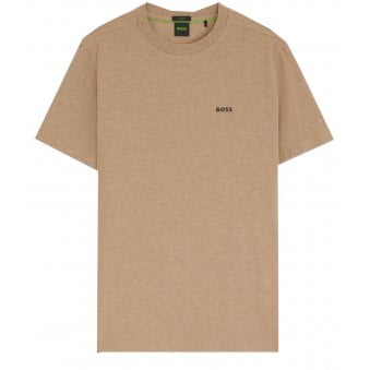 Hugo Boss Men's Medium Brown Regular Fit T-shirt.