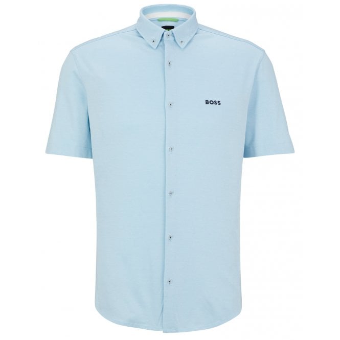 Hugo Boss Athleisure Hugo Boss Men's Mint BIADIA R Short Sleeved Shirt