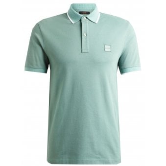 Hugo Boss Men's Mint Green Passertip Polo