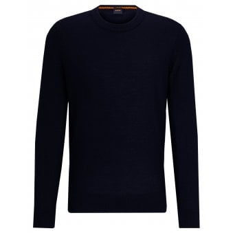 Hugo Boss Men's Navy Avac Jumper