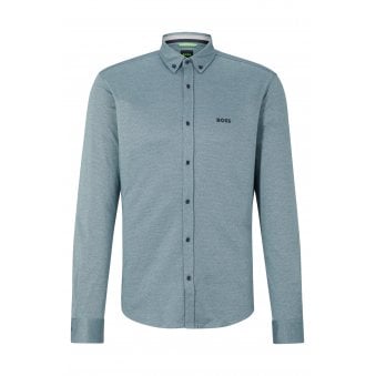 Hugo Boss Men's Navy BIADO Long Sleeved Shirt