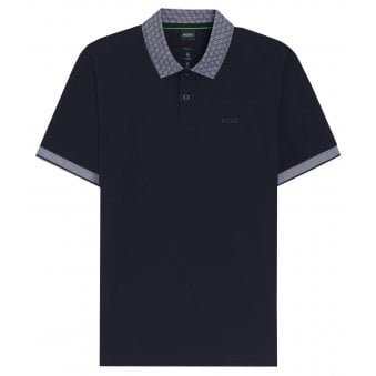 Hugo Boss Men's Navy Chip Paddy polo shirt