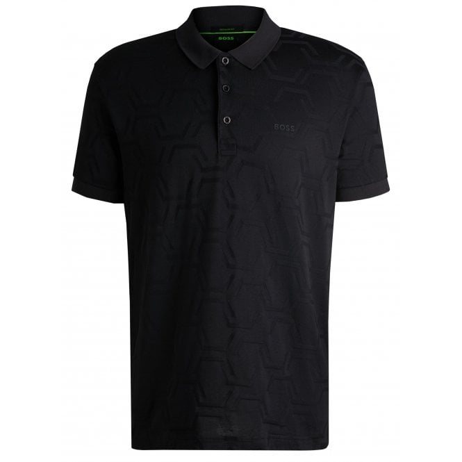 Hugo Boss Athleisure Hugo Boss Men's Navy HexaQuilt Paddy Polo Shirt