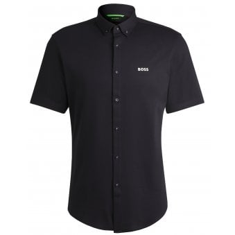 Hugo Boss Men's Navy Motion Short Sleeved Shirt