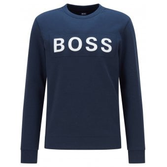 Hugo Boss Men's Navy Salbo 1 Sweatshirt