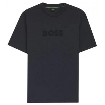 Hugo Boss Men's Navy Terrace Logo T-shirt