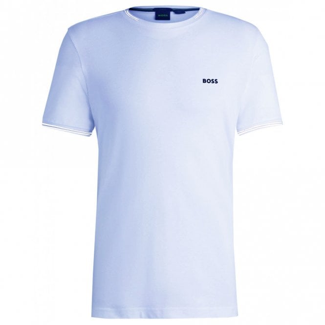 Hugo Boss Athleisure Hugo Boss Men's Pale Blue Regular Fit Taul T-shirt.