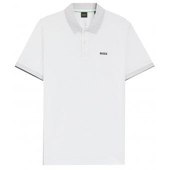 Hugo Boss Men's white Chip Paddy polo shirt