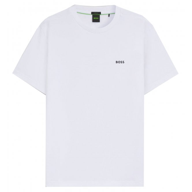 Hugo Boss Athleisure Hugo Boss Men's White Regular Fit T-shirt.