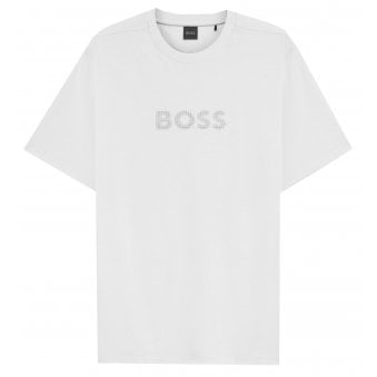 Hugo Boss Men's White Terrace Logo T-shirt