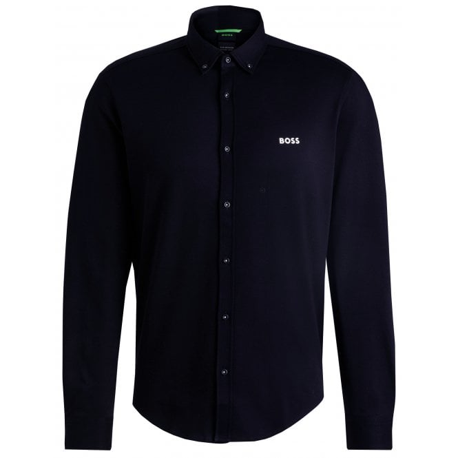 Hugo Boss Athleisure Hugo Boss Navy Motion Long Sleeved Shirt