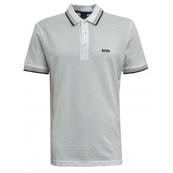 Hugo Boss White Paddy Polo Shirt