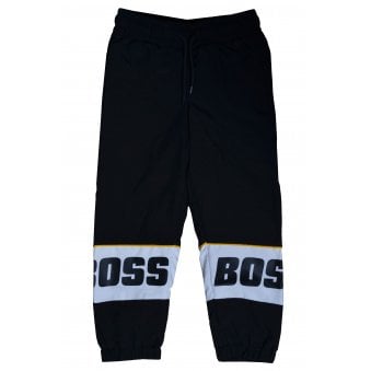 Hugo Boss Kids Black Tracksuit Pants