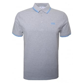 Hugo Boss Kids Grey Short Sleeve Polo Shirt