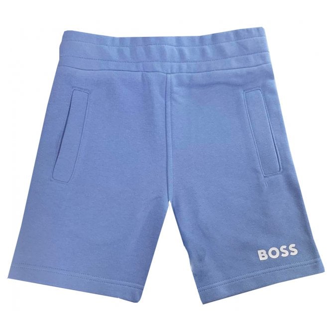 Hugo Boss Boys Hugo Boss Boy's Light Blue Shorts 
