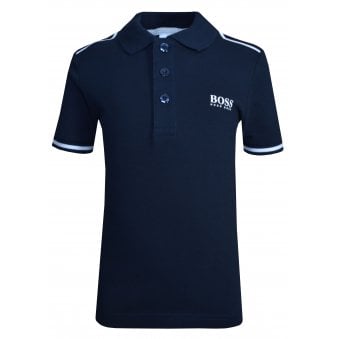 Hugo Boss Boy's Navy Blue Polo Shirt