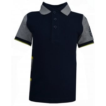 Hugo Boss Boy's Navy/Grey Polo Shirt