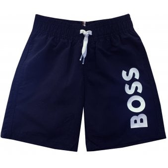 Hugo Boss Boy's Navy Swim Shorts 