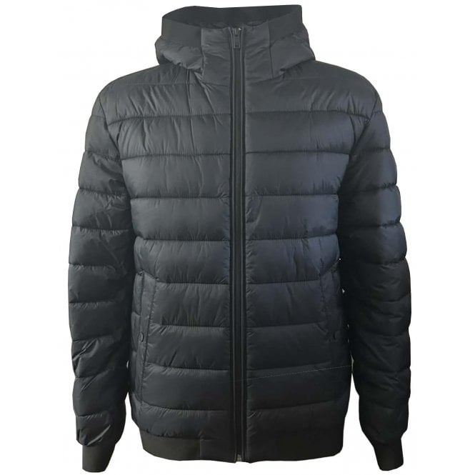 Hugo Boss Casual Hugo Boss Men's Black Odenis Quilted Jacket