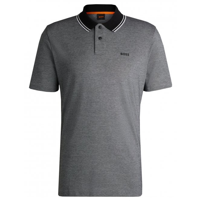 Hugo Boss Casual Hugo Boss Men's Black Peoxford Polo Shirt