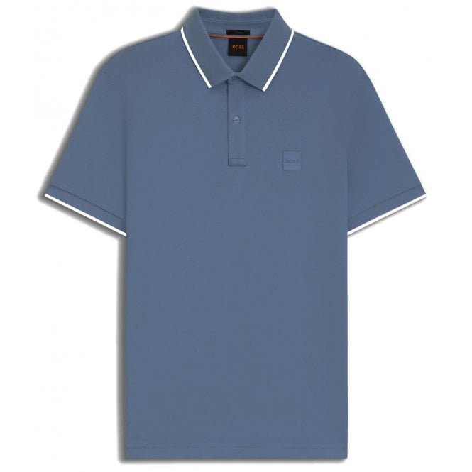 Hugo Boss Casual Hugo Boss Men's Blue Passertip Polo Shirt