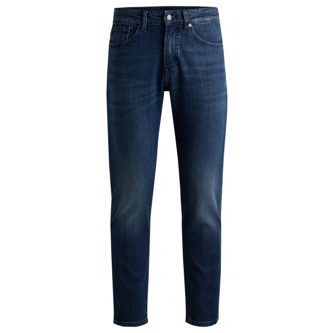 Hugo Boss Casual Hugo Boss Men's Blue Regular Fit Maine Denim Jeans