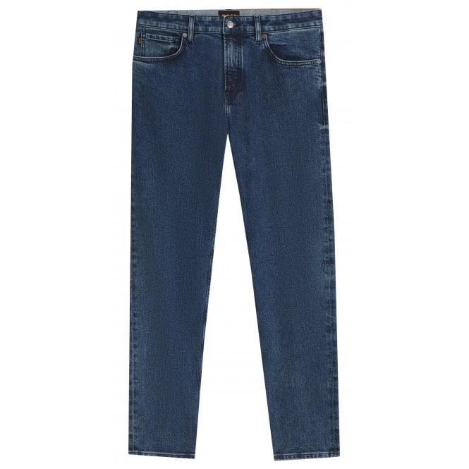 Hugo Boss Casual Hugo Boss Men's Blue Regular Fit Maine Denim Jeans