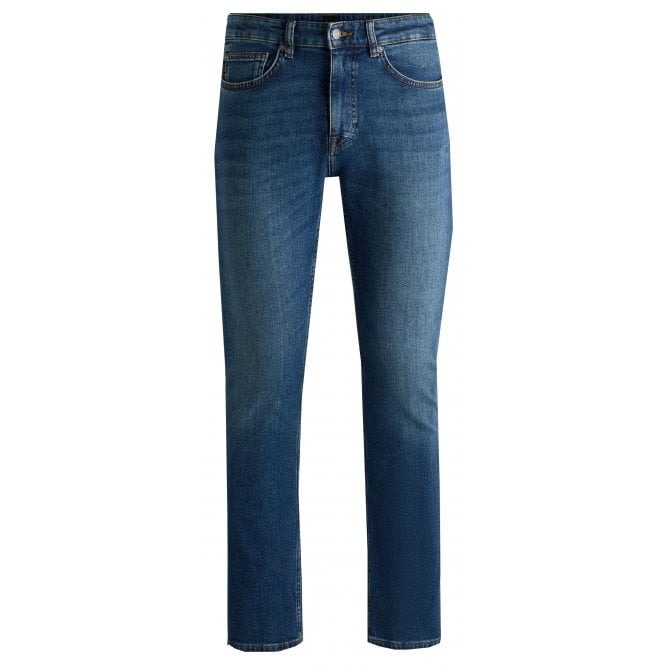 Hugo Boss Casual Hugo Boss Men's Blue Slim Fit Delaware Denim Jeans