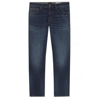 Hugo Boss Men's Dark Blue Delaware Slim Fit Jeans