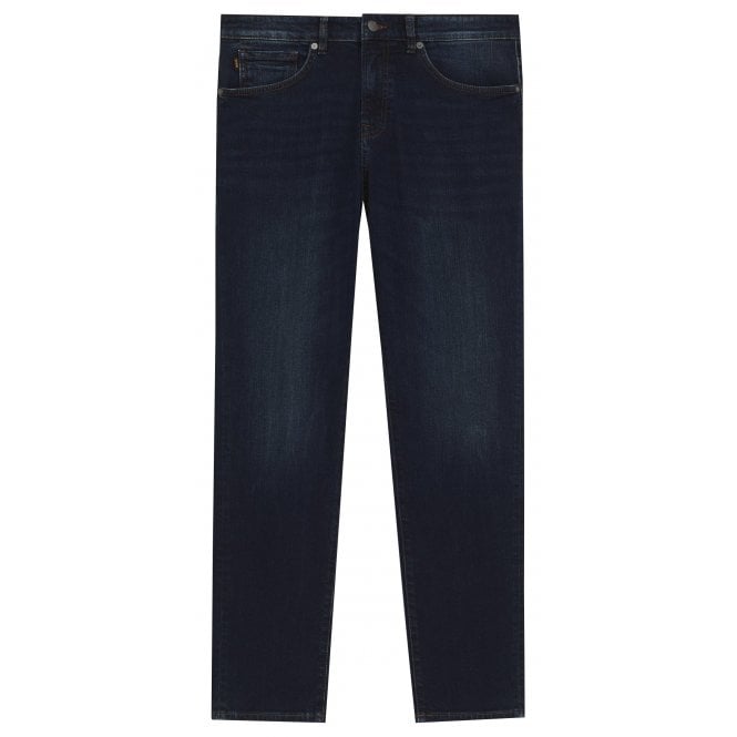 Hugo Boss Casual Hugo Boss Men's Dark Blue Onyx Slim Tapered Fit Denim Jeans