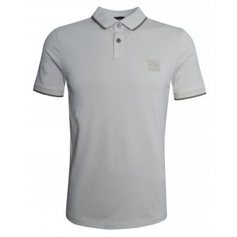 Hugo Boss Men's Light Beige Passertip Polo Shirt