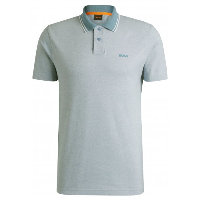 Hugo Boss Casual Hugo Boss Men's Light Blue Peoxford Polo Shirt