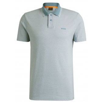 Hugo Boss Men's Light Blue Peoxford Polo Shirt