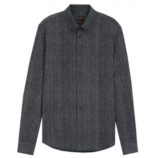 Hugo Boss Casual Hugo Boss Men's MyJersey Slim Fit Long Sleeved Striped Shirt