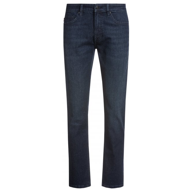 Hugo Boss Casual Hugo Boss Men's Navy Delaware Slim Fit Denim Jeans