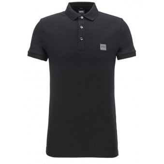 Hugo Boss Men's Passenger Slim Fit Black Polo Shirt