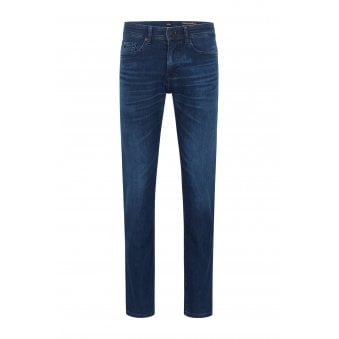 Hugo Boss men's slim-fit super-stretch denim jeans