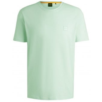 Hugo Boss Pale Green Tales Men's Crew Neck T-Shirt